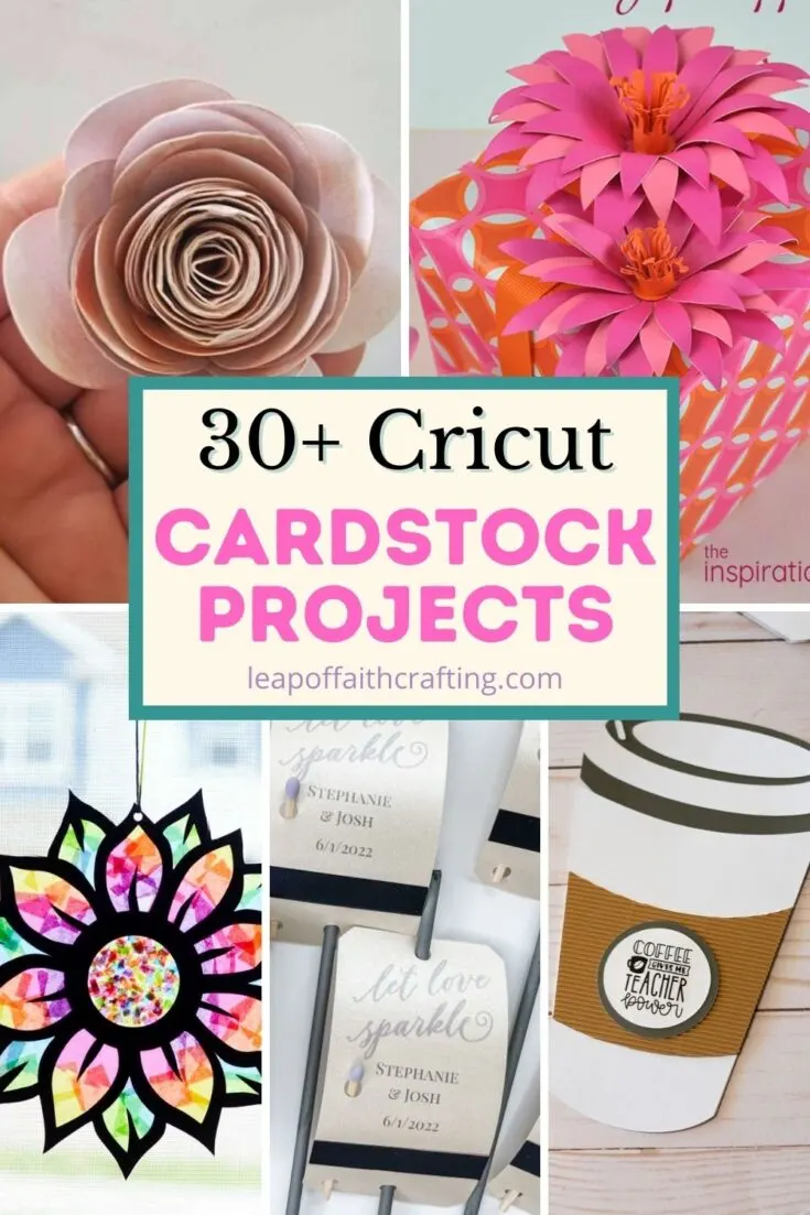 30 Cricut Cardstock Projects to Make for Beginners to Advanced! - Leap of  Faith Crafting
